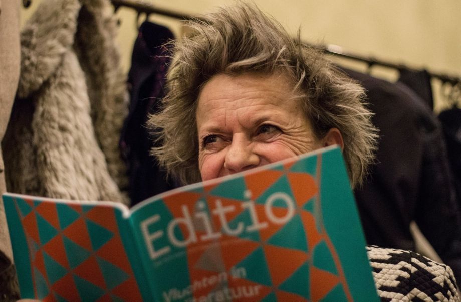 Connie Palmen reading Editio Magazine